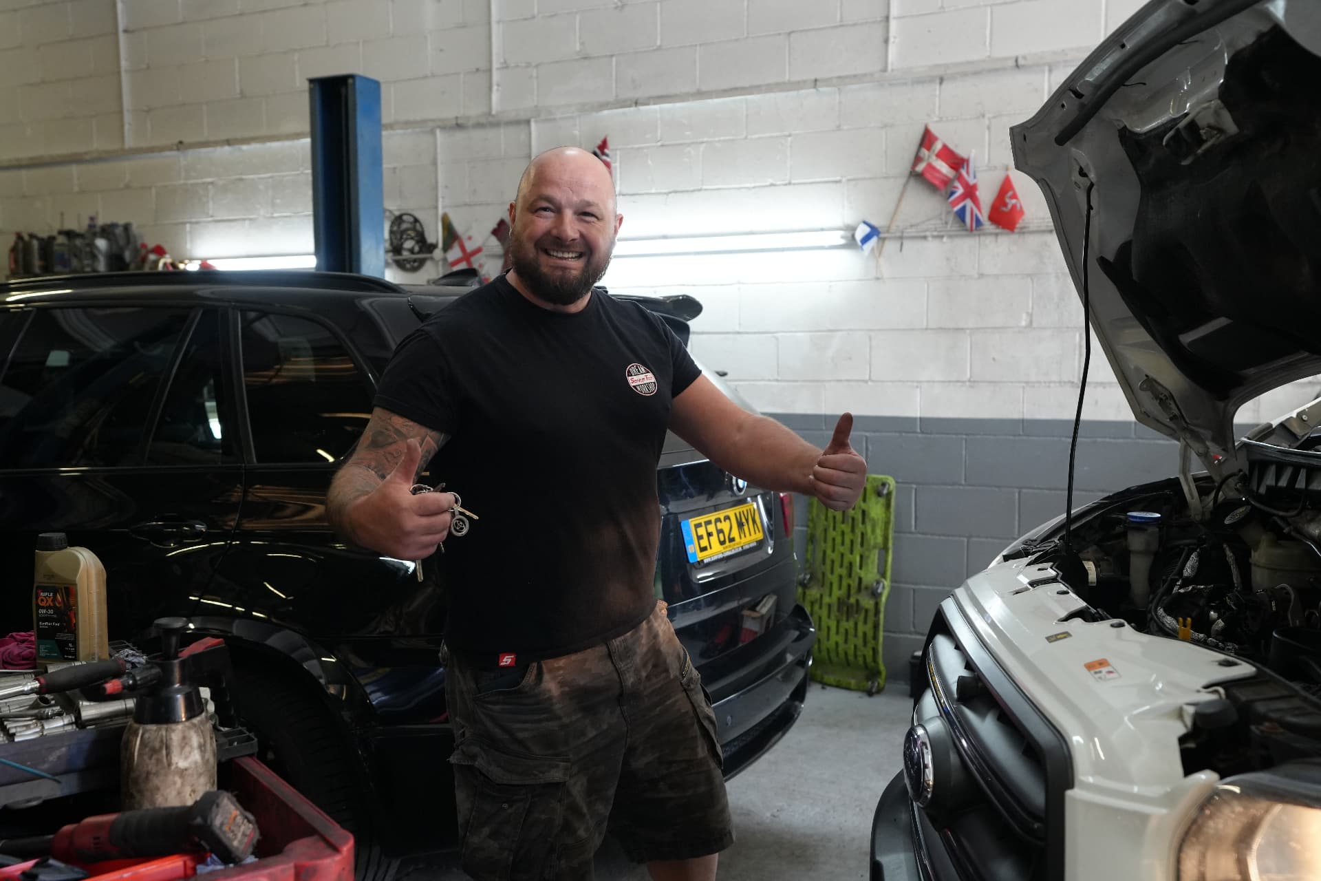 ProUK Garage mechanic at work in the Rochdale workshop